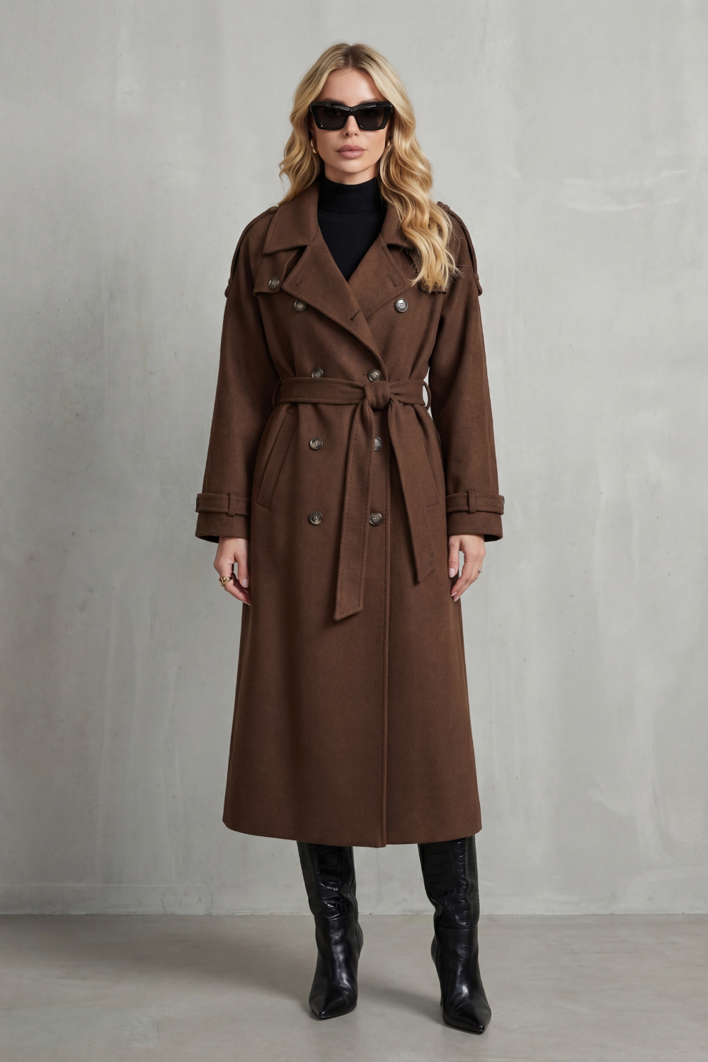 Maubéry – Oversized structure – Wool trench coat