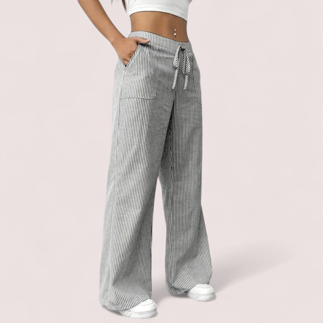 Luvre-Dublin| Wide-leg trousers