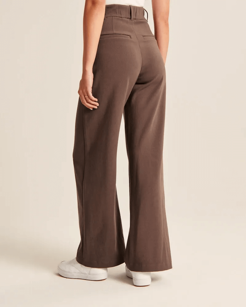 Luvre-Dublin | High-waisted Wide Leg Trousers