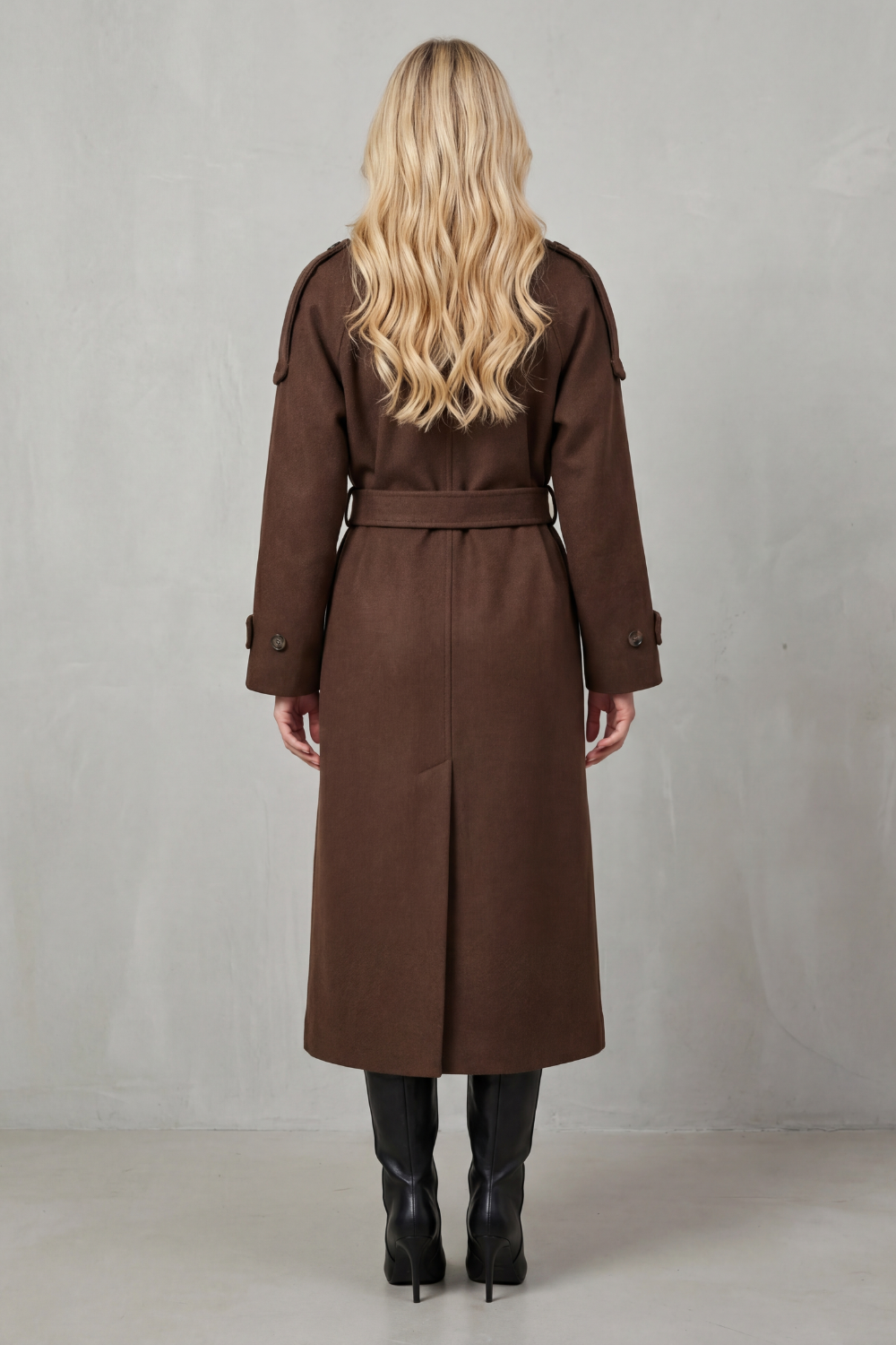 Maubéry – Oversized structure – Wool trench coat