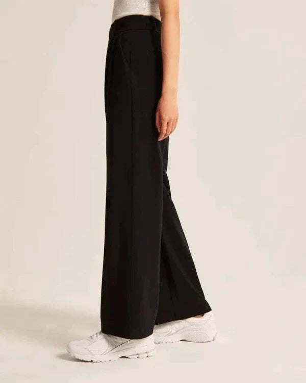 Luvre-Dublin | High-waisted Wide Leg Trousers