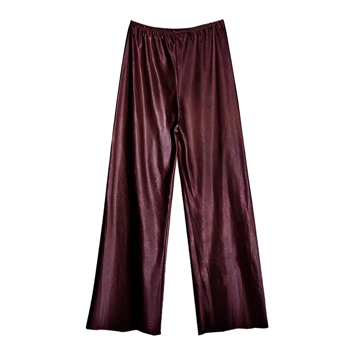 Luvre-Dublin| Satin Trousers with Wide Legs