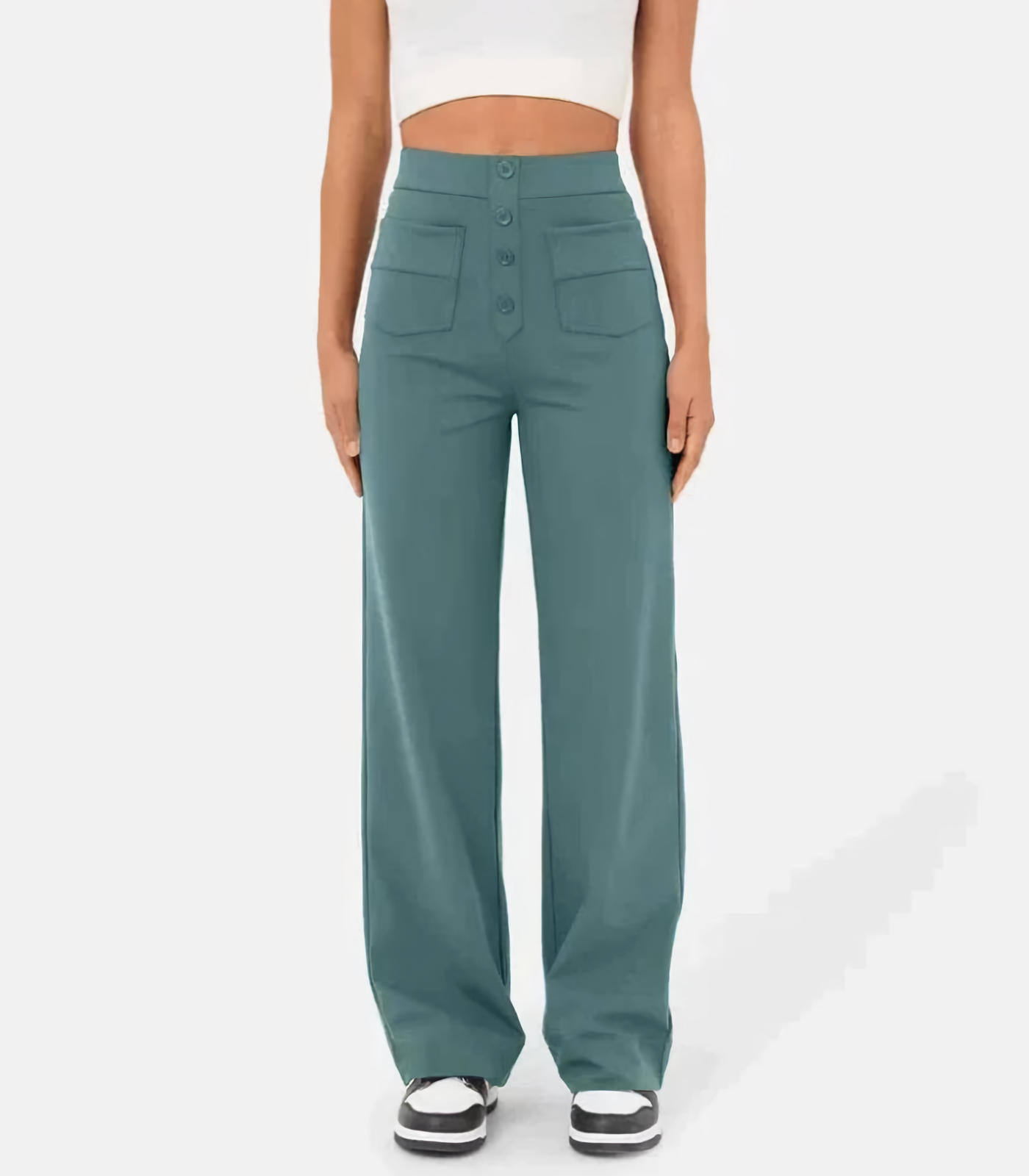 Luvre-Dublin| High-waisted stretch trousers