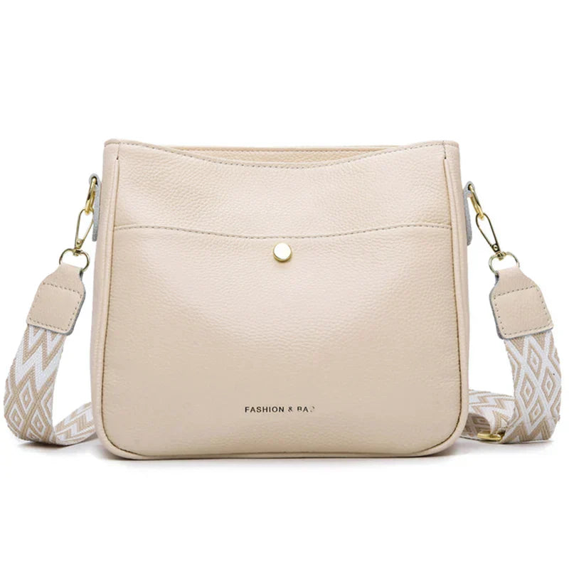 Juliet | Finely Stitched Leather Shoulder Bag