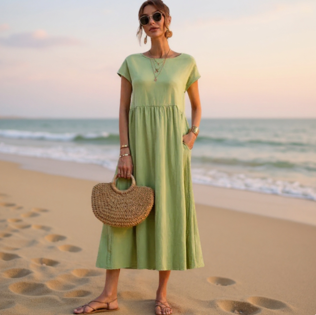 SIRA| Comfortable Midi Dress