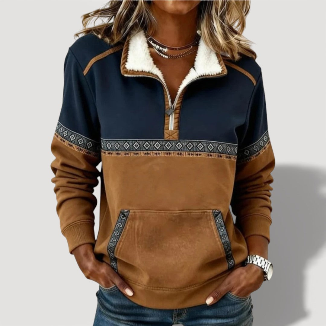 ROSA – COSY HALF ZIP