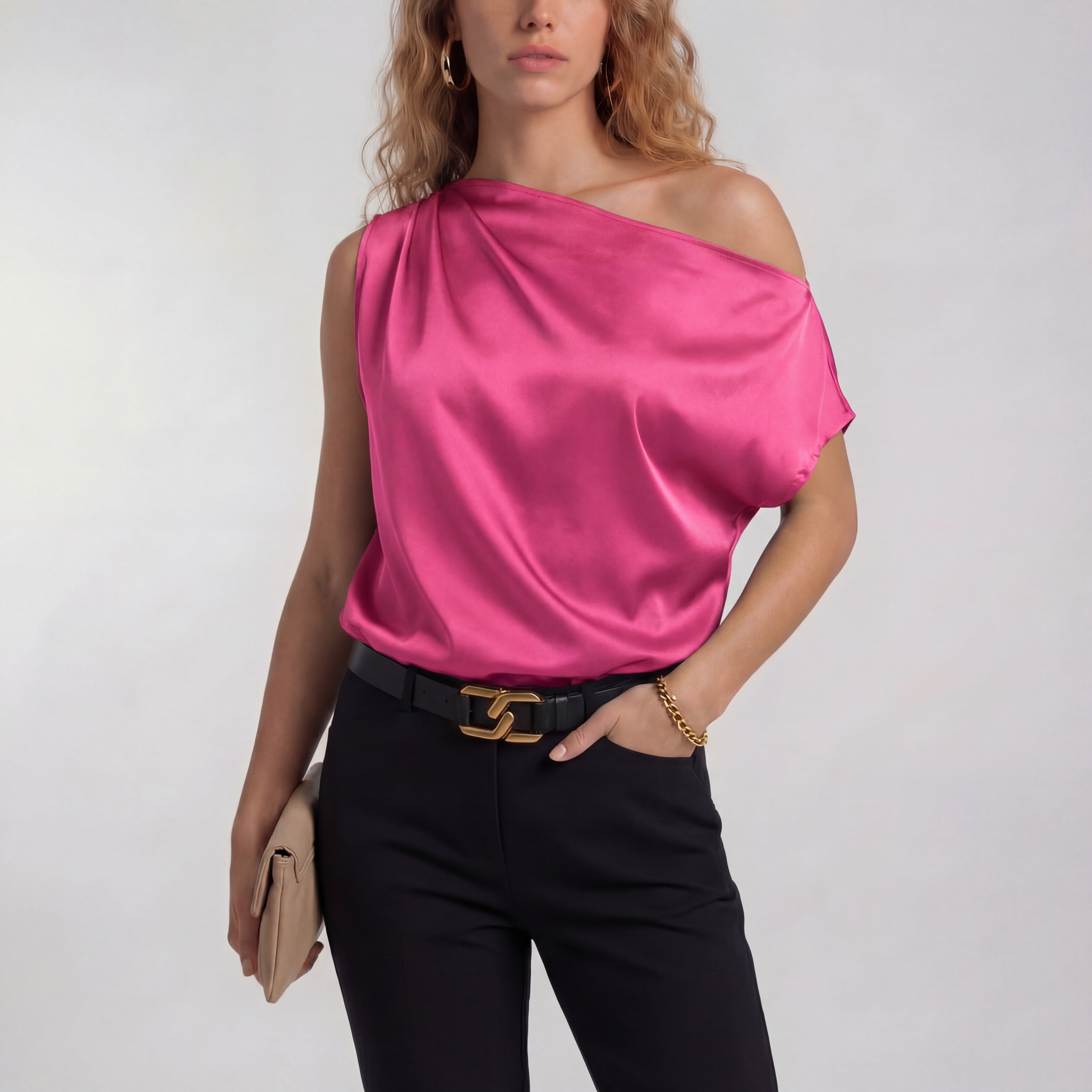 CAMILLA™ – Chic Casual One Shoulder Blouse