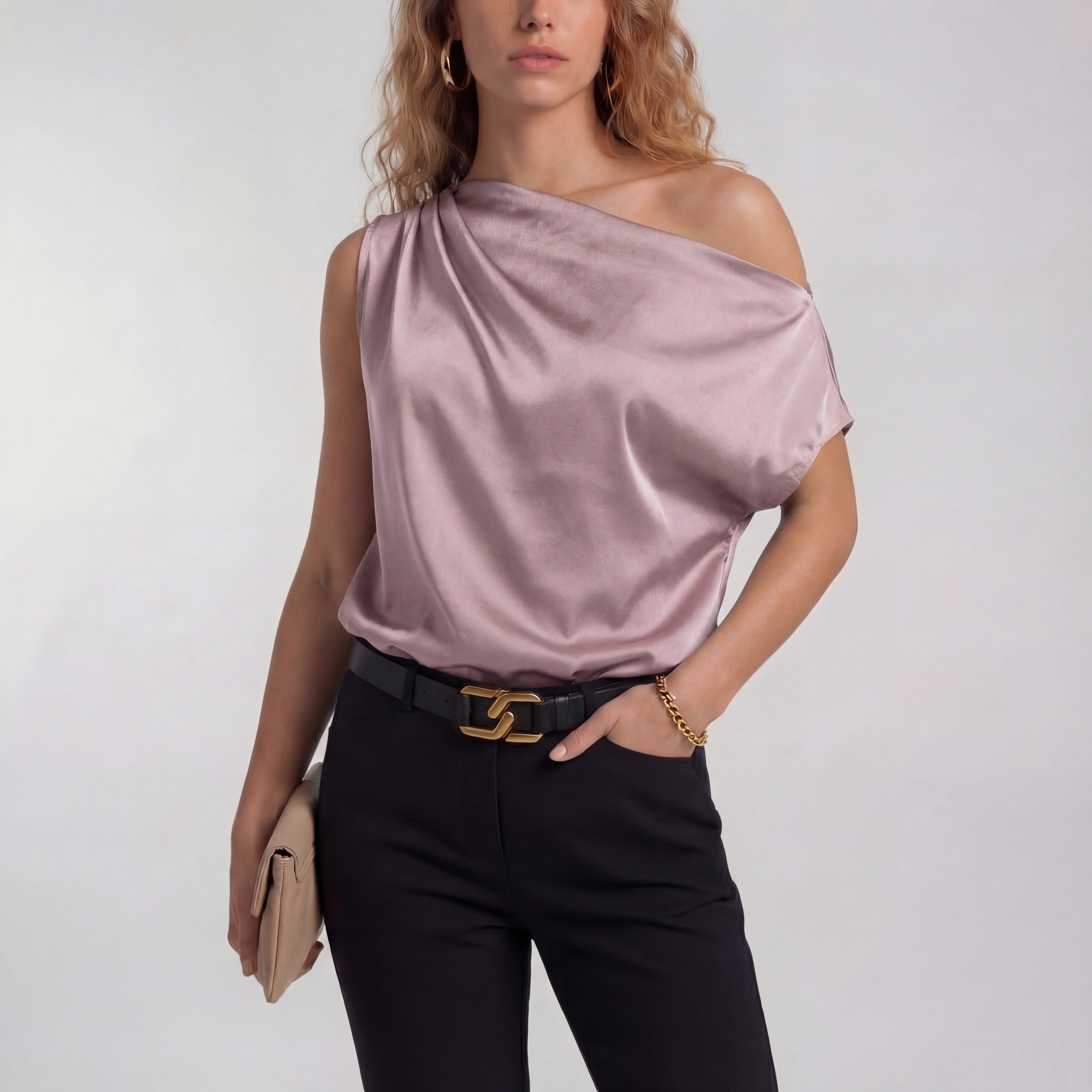 CAMILLA™ – Chic Casual One Shoulder Blouse