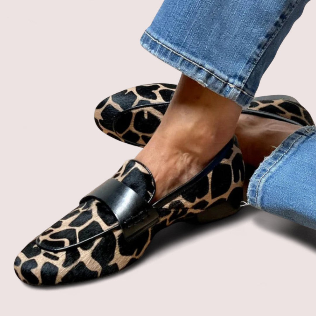 Luvre-Dublin | Animal print loafers