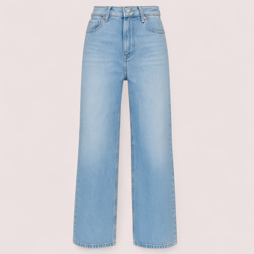 Luvre-Dublin| Mid Rise - Wide Fit Denim Jeans