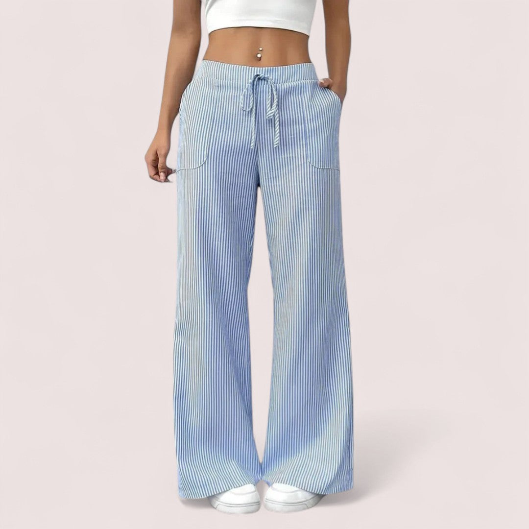 Luvre-Dublin| Wide-leg trousers