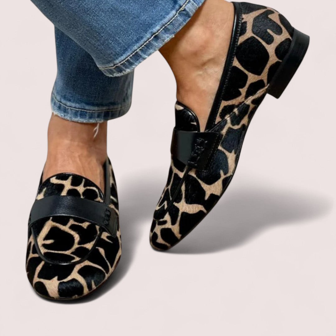 Luvre-Dublin | Animal print loafers