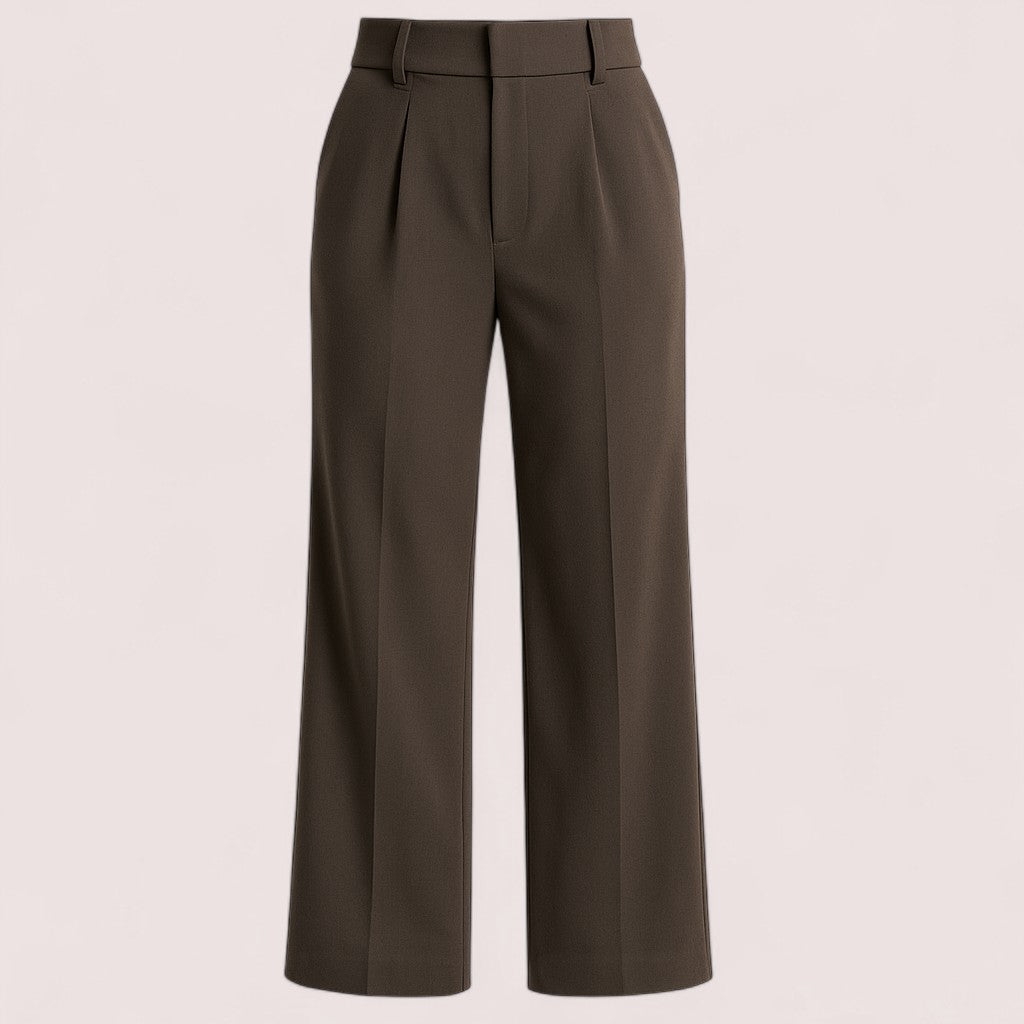 Luvre-Dublin | High-waisted Wide Leg Trousers