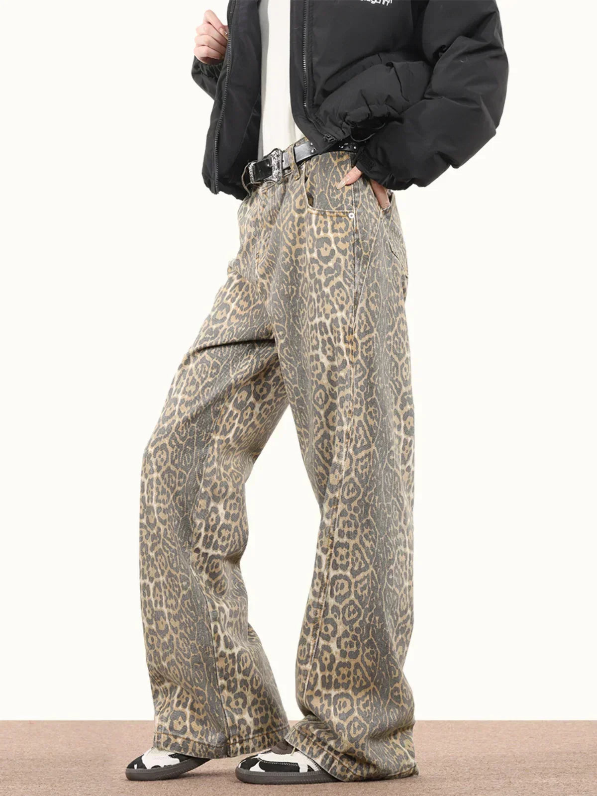 Luvre-Dublin| Leopard Print Trousers