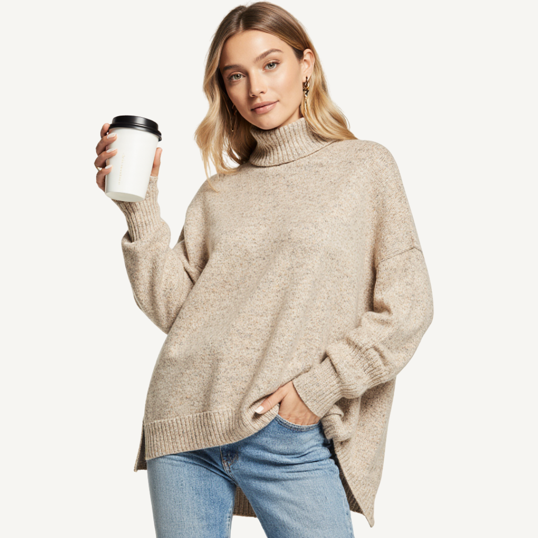 Laila | Oversized polo shirt