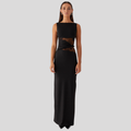 Bronagh | Maxi Dress with Cutouts & Lacing