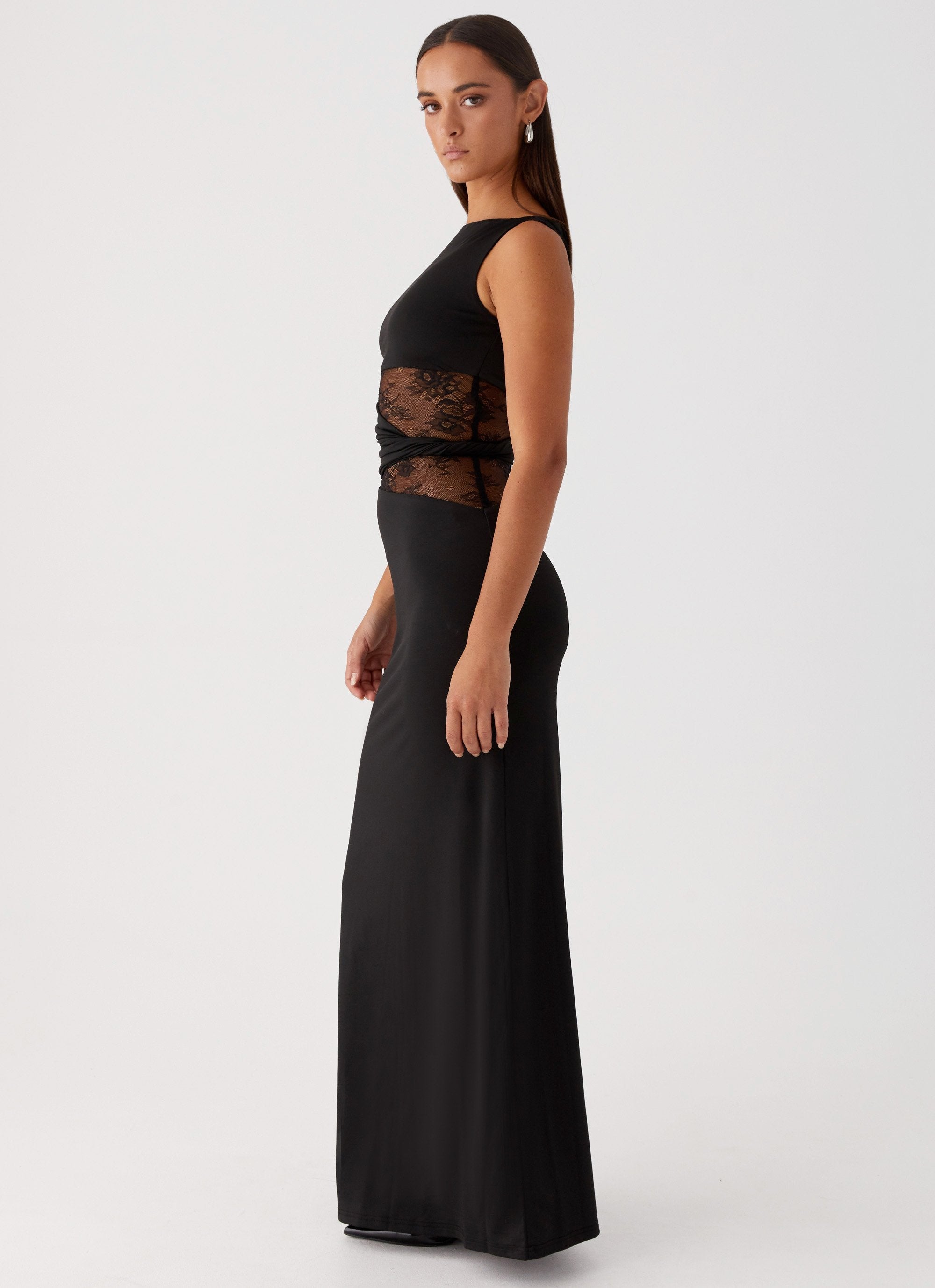 Bronagh | Maxi Dress with Cutouts & Lacing