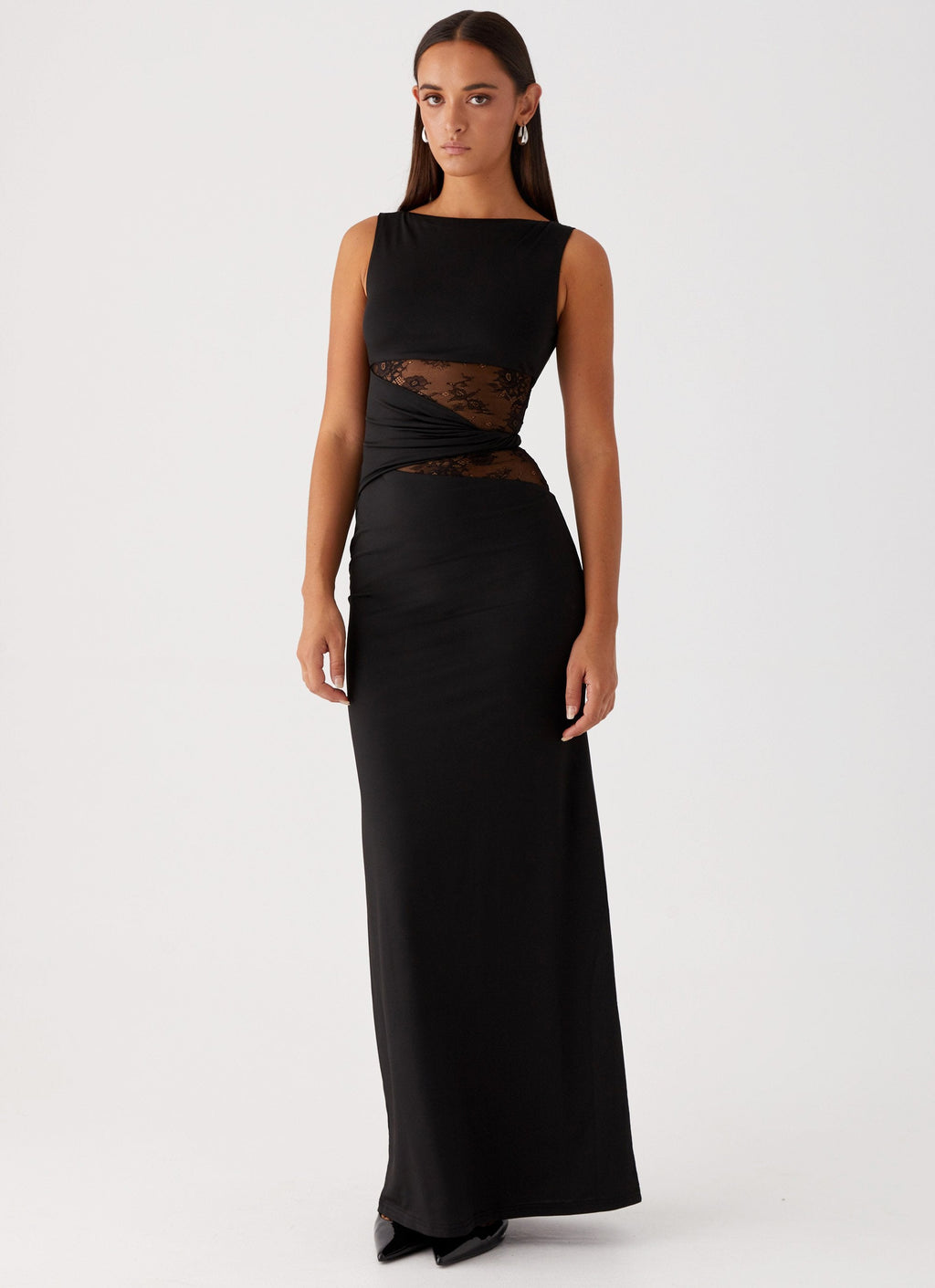 Bronagh | Maxi Dress with Cutouts & Lacing