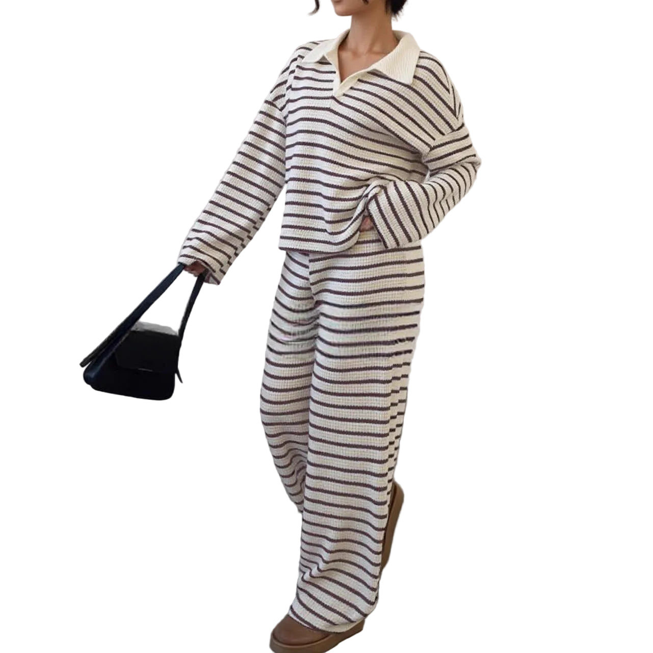 SHAILEY™ - Women’s Striped Two-Piece Set Stylish Casual Outfit