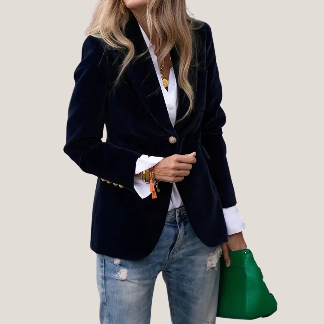 JULISSA | Elegant Velour Jacket