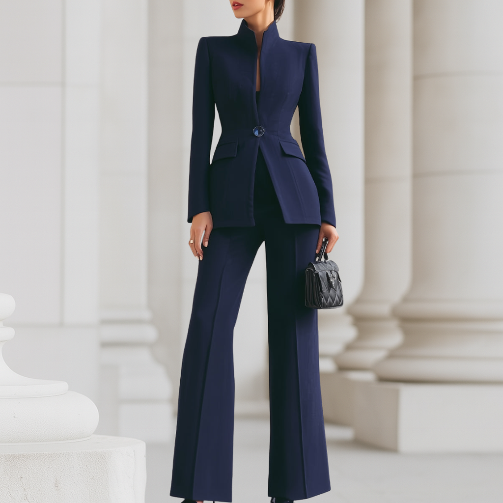 Adrielle | Elegant Blazer & Trouser Suit Set