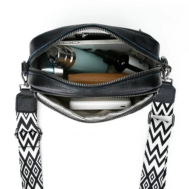 Belle | Refined Leather Shoulder Bag