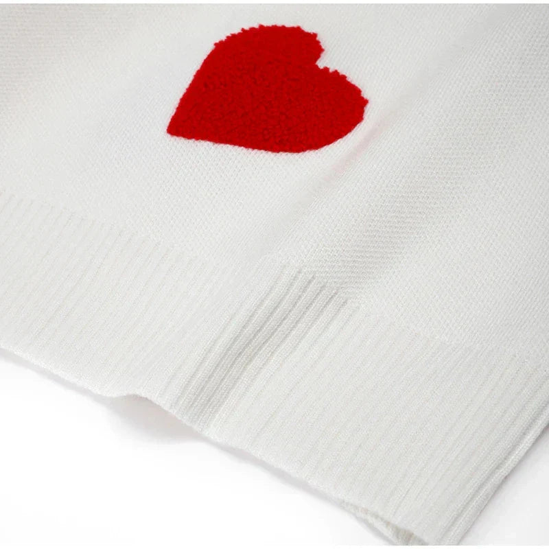 ALVINA - CUTE HEARTS COSY SWEATER