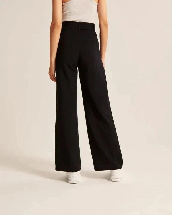 Luvre-Dublin | High-waisted Wide Leg Trousers